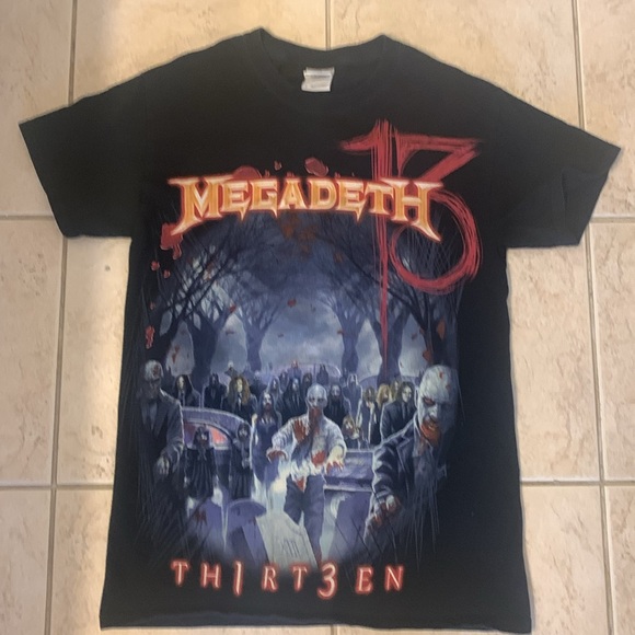 For sale! Megadeth 13 T-shirt, size S. - Picture 2 of 3